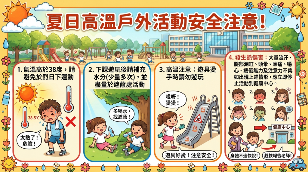 預防熱傷害單張